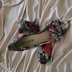 Bumper High Heels Floral Size 8